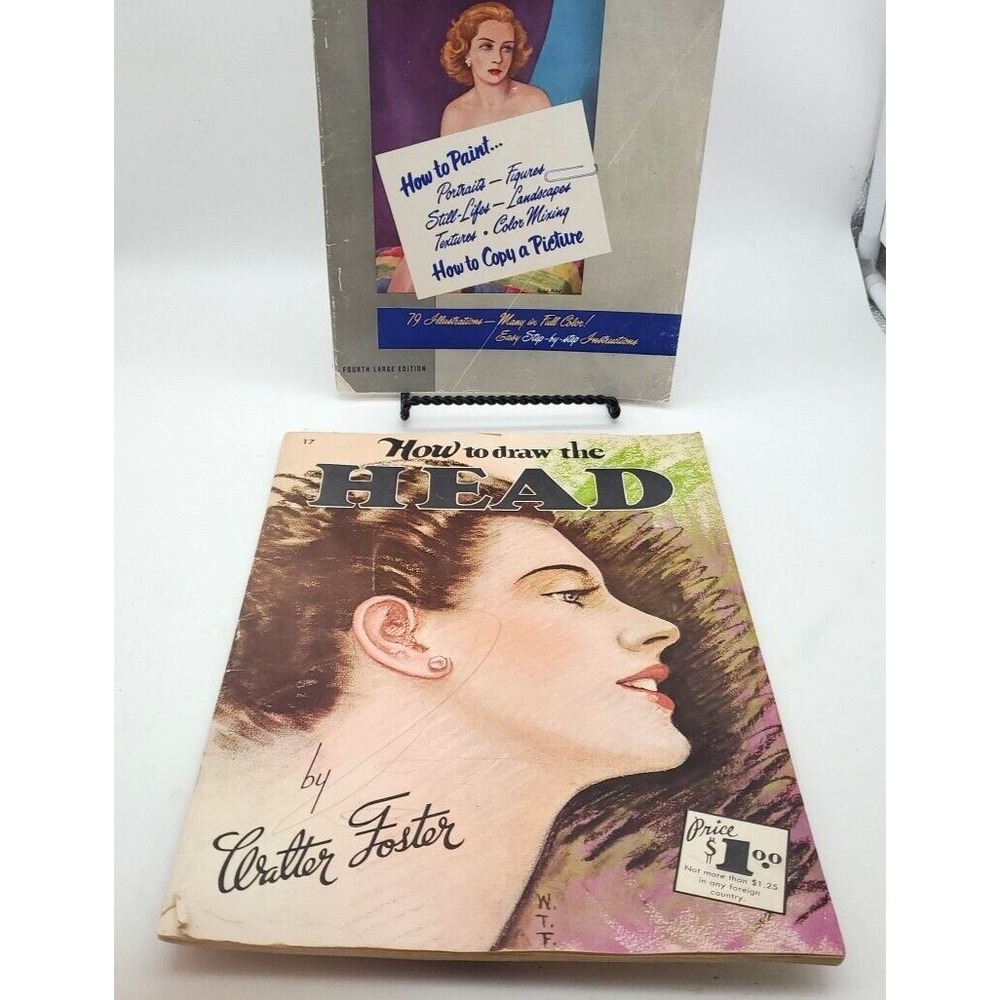 Vintage Walter Foster How to Draw & Paint Art Ralph Fabri Instruction Books Lot2